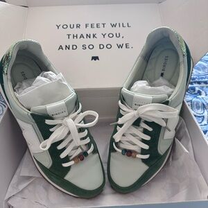 Birdies Green and White Athletic Shoes